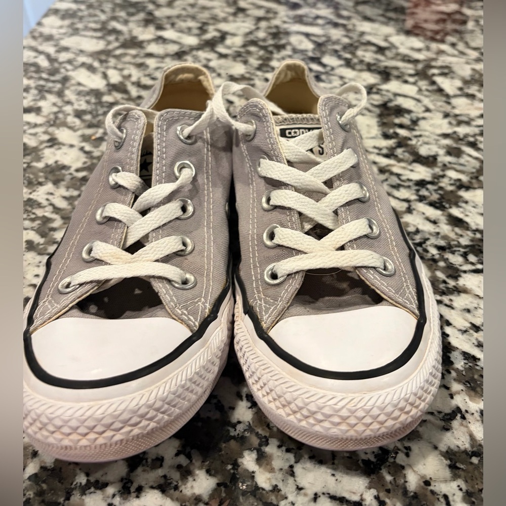 Converse Chuck Taylor All Star Gray Low Top Sneakers
